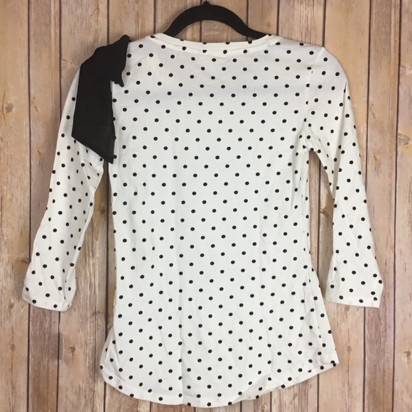 MASON JULES DOT PRINT DETAIL BOW TOP SZ XXS - Picture 5 of 5